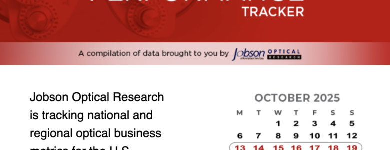 Jobson Optical Research is tracking national and regional optical ...