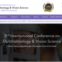 ICOVS - INTERNATIONAL CONFERENCE ON OPHTHALMOLOGY & VISION SCIENCE 2026 - Paris, Francia